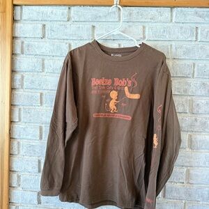 Columbia Brown Graphic Long Sleeve Tee